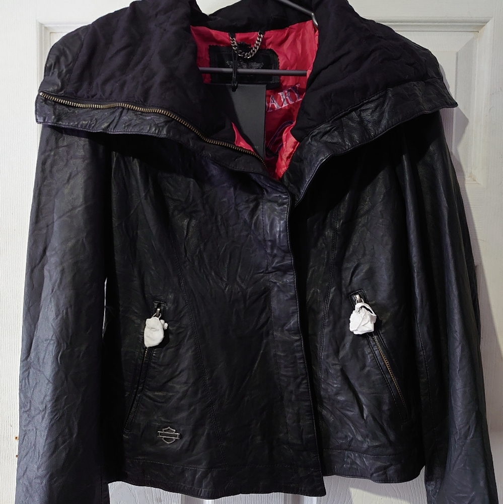 New w/ tags Harley Davidson Lambskin Jacket.